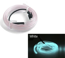  1M/2M/3M/5M Car Interior Led Decorative Lamp EL Wiring Neon Strip For Auto DIY Flexible Ambient Light USB Party Atmosphere Diode 