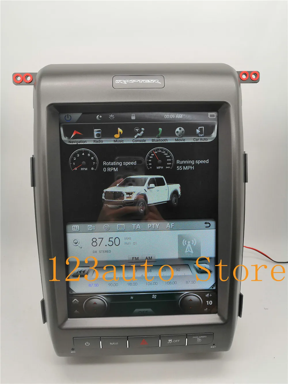 12,1 дюймов вертикальный Tesla стиль Android 8,1 авто без DVD gps навигация плеер радио для FORD F150 2009 2010 2011 2012 2013 PX6
