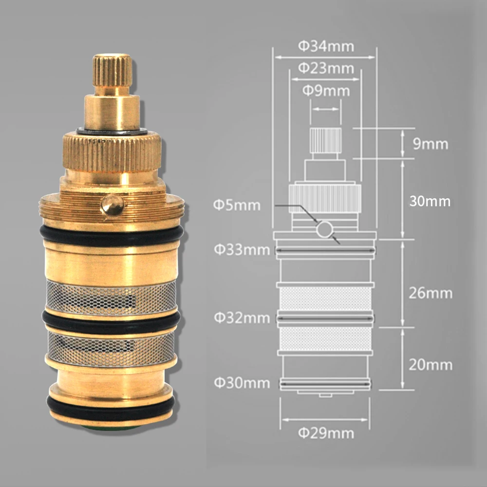 Faucet Cartridge Thermostatic Valve For Bath Mixer Tap