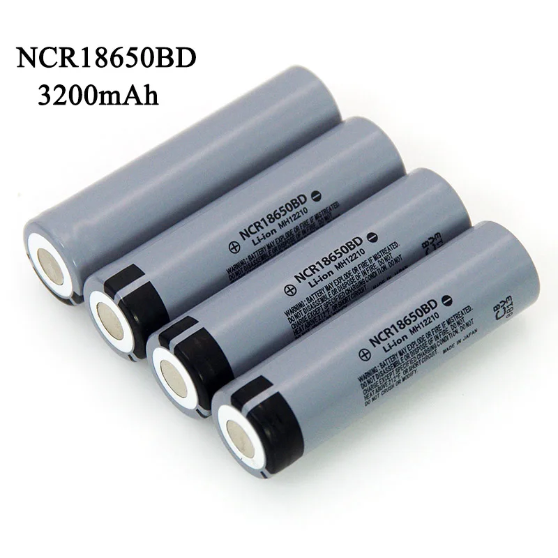Nouveau NCR18650BD 3200mAh 18650 3.7V batterie Rechargeable au lithium 10A décharge pour lampe de poche