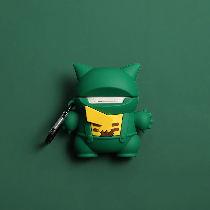 Для AirPods чехол Snorlax карабин мягкий чехол для Airpods Pro