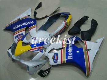 

New ABS Motorcycle Full Fairings Kit Fit For HONDA CBR600 F4i 2004 2005 2006 2007 04 05 06 07 body set Custom Free White blue