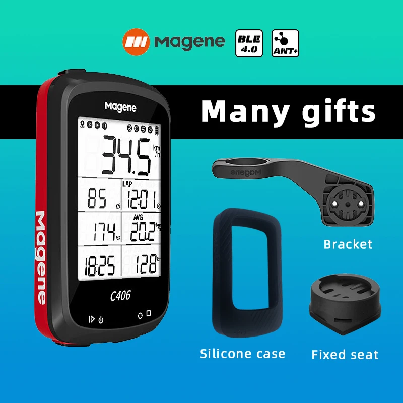 Magene C406 Bike Computer Waterproof GPS Wireless Smart Mountain Road Bicycle Monito Stopwatchring Cycling Data Map bicycle S3+
