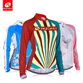 

Autumn and Winter Warm WOMEN'S Dress Cycling Top Outdoor Warm Fleece Jersey Coat Women's Foreign Trade