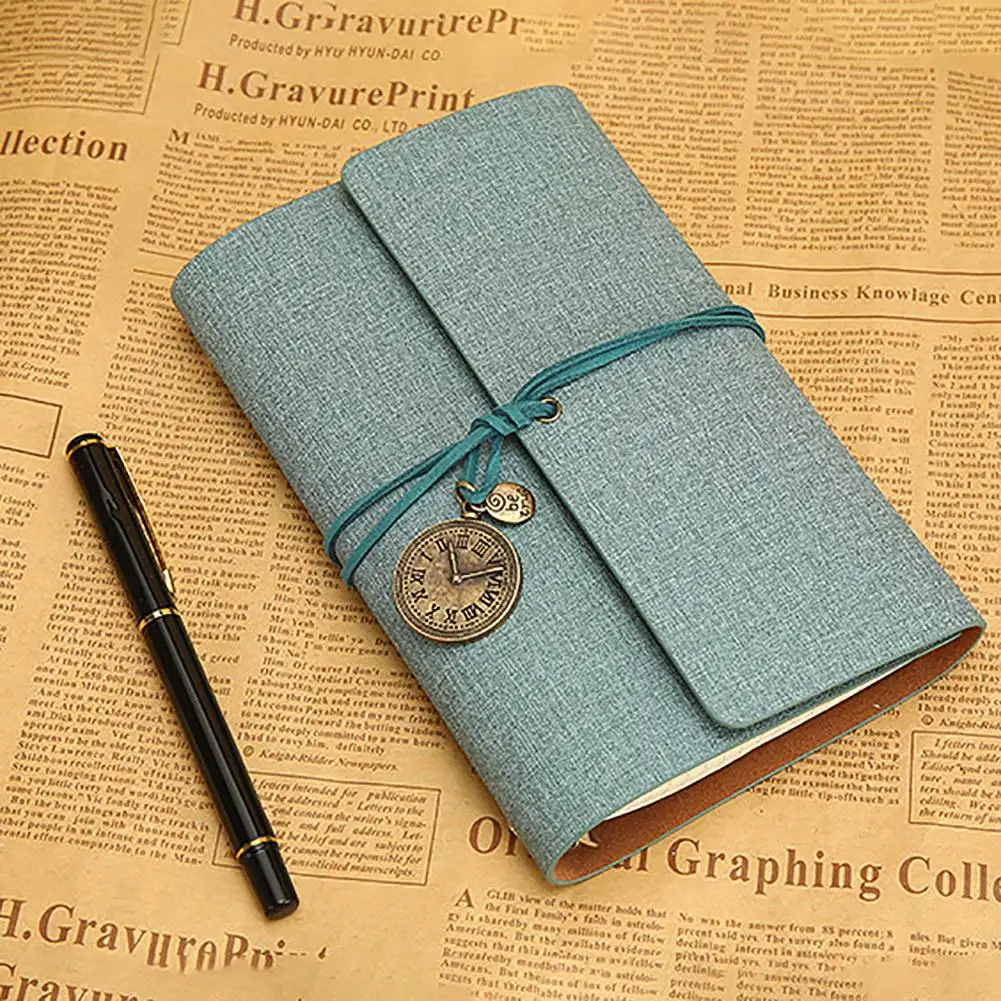 Travel Vintage A6 Loose Leaf Diary Book Notebook Stationery Supplies Planner Organizer Paper Inner Page Ring Binder