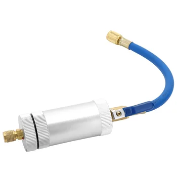 

Air Conditioning Car Oil Injection Dye Injection Tool 2 Ounce 1/4 inch Pure Liquid Oil Coolant Filler Tube Car Accessories