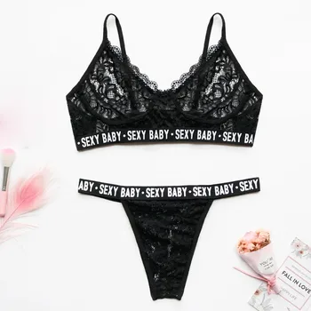 

Women Sexy Lingerie Backless Lace Babydoll G-String Open Cup Teddy Underwear See Through Sleepwear Thong Nightwear Black Red