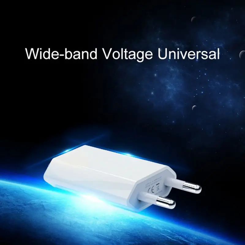 Белый Цвет ЕС вилка адаптер питания USB зарядное устройство Универсальный телефон настенное зарядное устройство 5A зарядная головка без кабеля для IPhone huawei