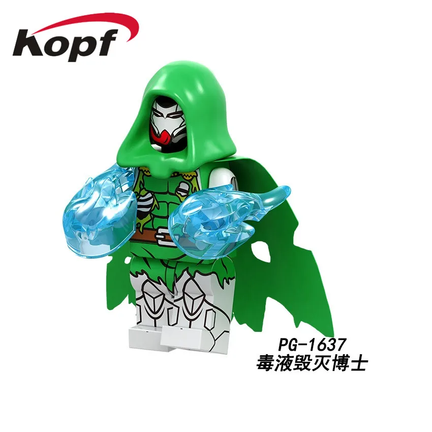 PG1637 50Pcs No Box 50 шт. строительных блоков Супер Герои анти-Веном чудо-женщина кабель экшн Капитан Америка Фигурки для детей игрушки PG8209 - Цвет: PG1637 50Pcs No Box