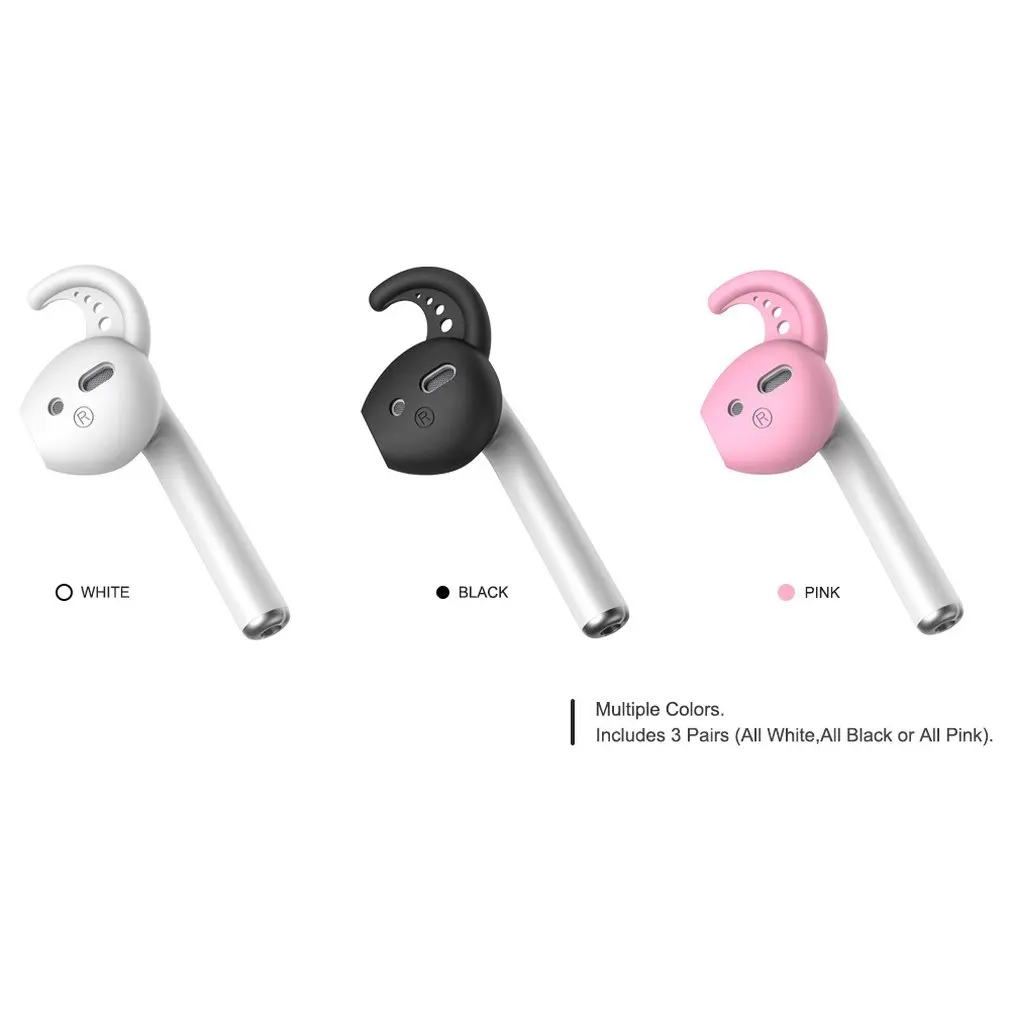 Аксессуары для наушников из силикагеля совместимы с Apple для Airpods для наушников Earpods