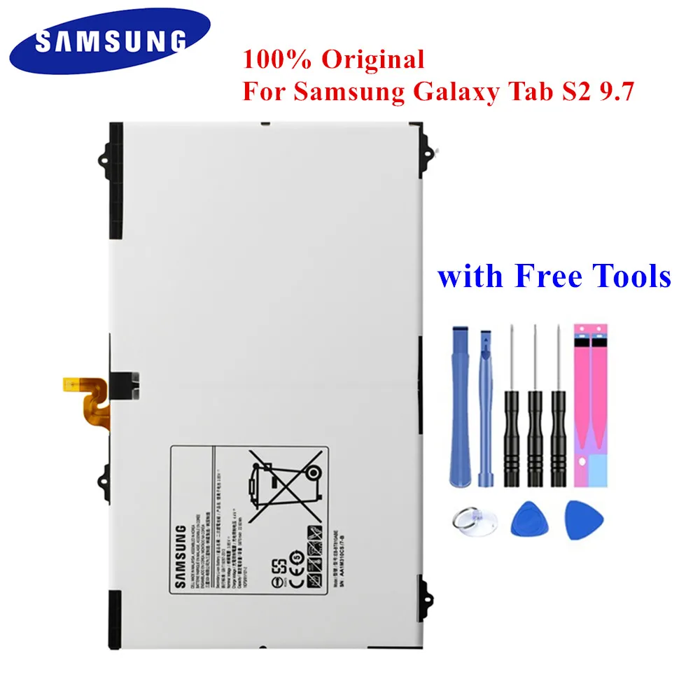 Samsung оригинальный аккумулятор для планшета Galaxy Tab S2 9 7 дюймов SM T815 T810 T815C T813 T819C T817A