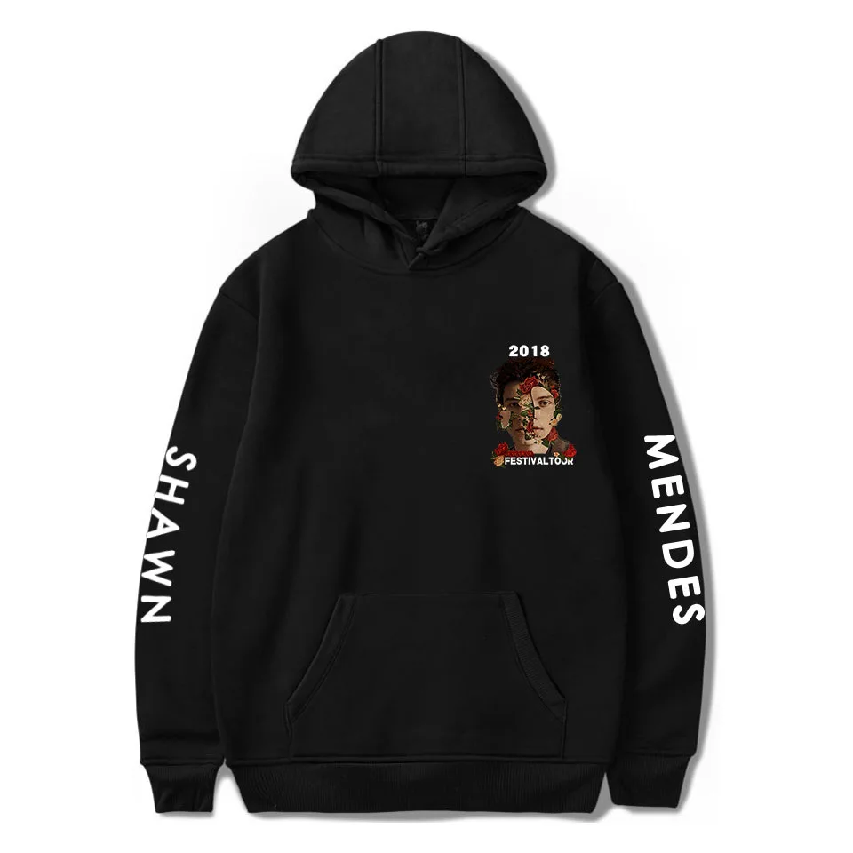 

Autumn Casual Women/men Printed Shawn Mendes Hoodie Sweatshirts Long Sleeve 2018 New Style Hoodies Pullovers Coat Plus Size