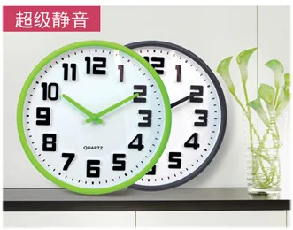 Taobao специально для Пластик настенные часы 12-дюймовые Гостиная настенные часы стерео с цифрами cayi Чжун модные часы для дома