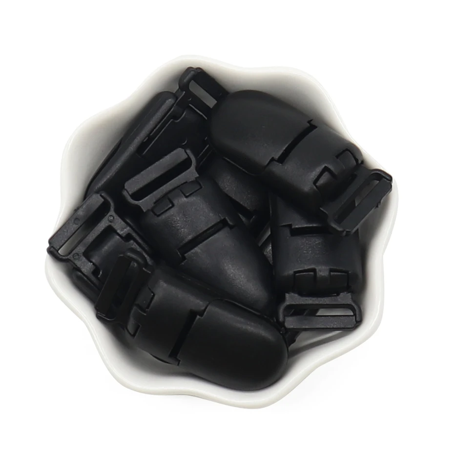 5pc Black 5 шт., пластиковый зажим-держатель для детской соски, соска-пустышка для младенцев, зажимы для пустышки, аксессуары для соски, зажим для соски, самодельная насадка, детская игрушка - Цвет: 5pc Black