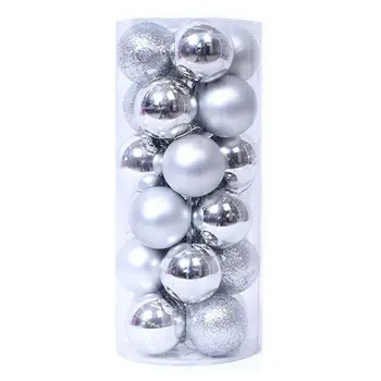 

24pcs Christmas Ball Box Set 3cm Holiday Christmas Tree Hanging Ornament Decorations Christmas Party for Home Office