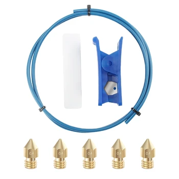 

for Ender-3 / CR-10 Nozzle + PTFE Pipe Cutting Tongs Upgrade Kit for Ender 3 / Ender 3 Pro / Ender 5 / CR-10 / CR-10S