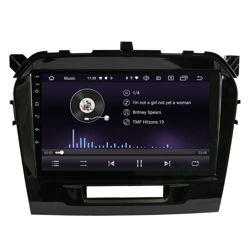 2.5D 4G RAM2Gb Android 9 0 для Suzuki Vitara 2015 2019 автомобильный мультимедийный плеер радио GPS