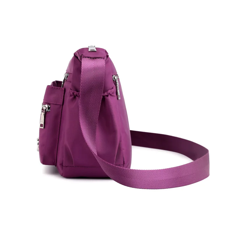 

Women's Nylon Bag Light Anti-Multi-pockets Water Nylon Canvas Bag Shoulder Mommy Oblique WOMEN'S Bag
