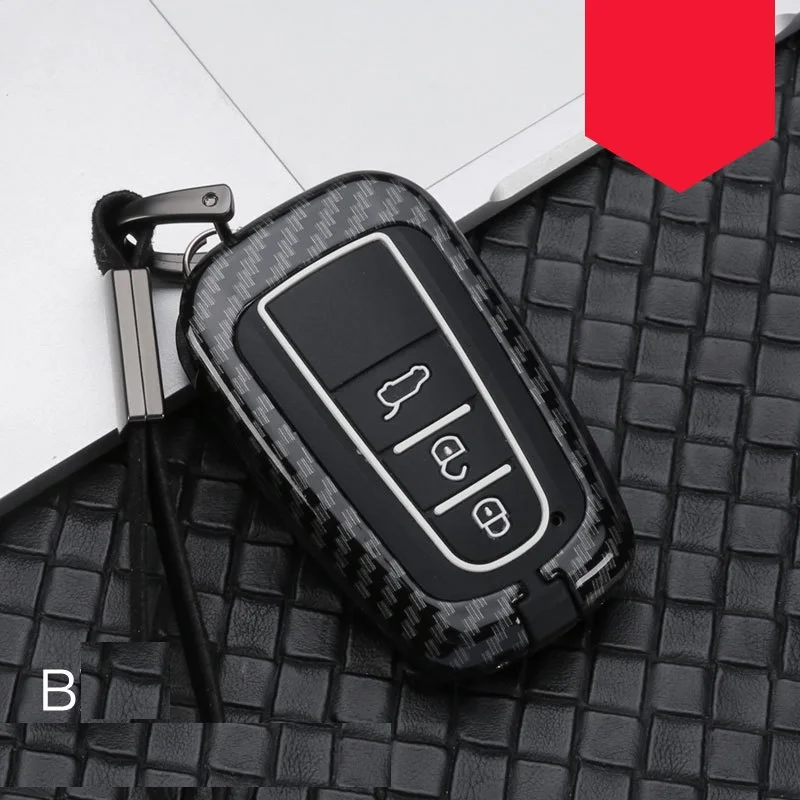 Чехол из углеродного волокна + силикона для Toyota Camry Corolla C HR CHR Prado RAV4 Prius 2018 2019 2/3/4