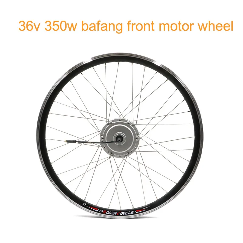 Bafang 36 v/48 v 250w 350w 500w переднее колесо двигателя E-bike бесщеточная Планетарная втулка колеса 26 дюймов 700C Электрический велосипед конверсионный комплект - Цвет: 36v350w motor wheel