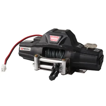 

Spare Part Automatic Simulated Winch Double Motor Electric Mini Metal Car Accessories Durable Black For 1/8 RC Crawler