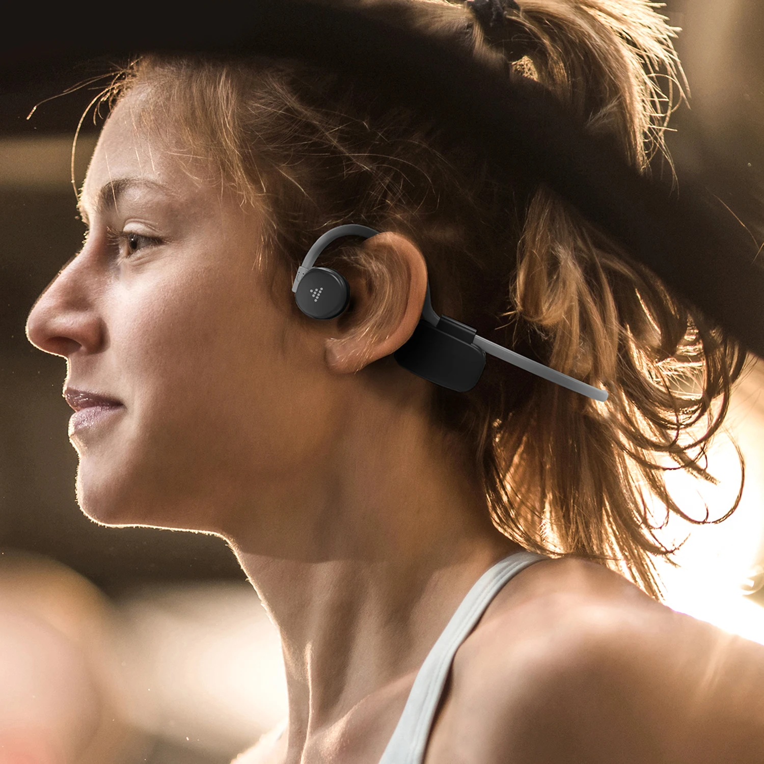 BH528 костной проводимости наушники Bluetooth V5.0 гарнитура Беспроводной Встроенный