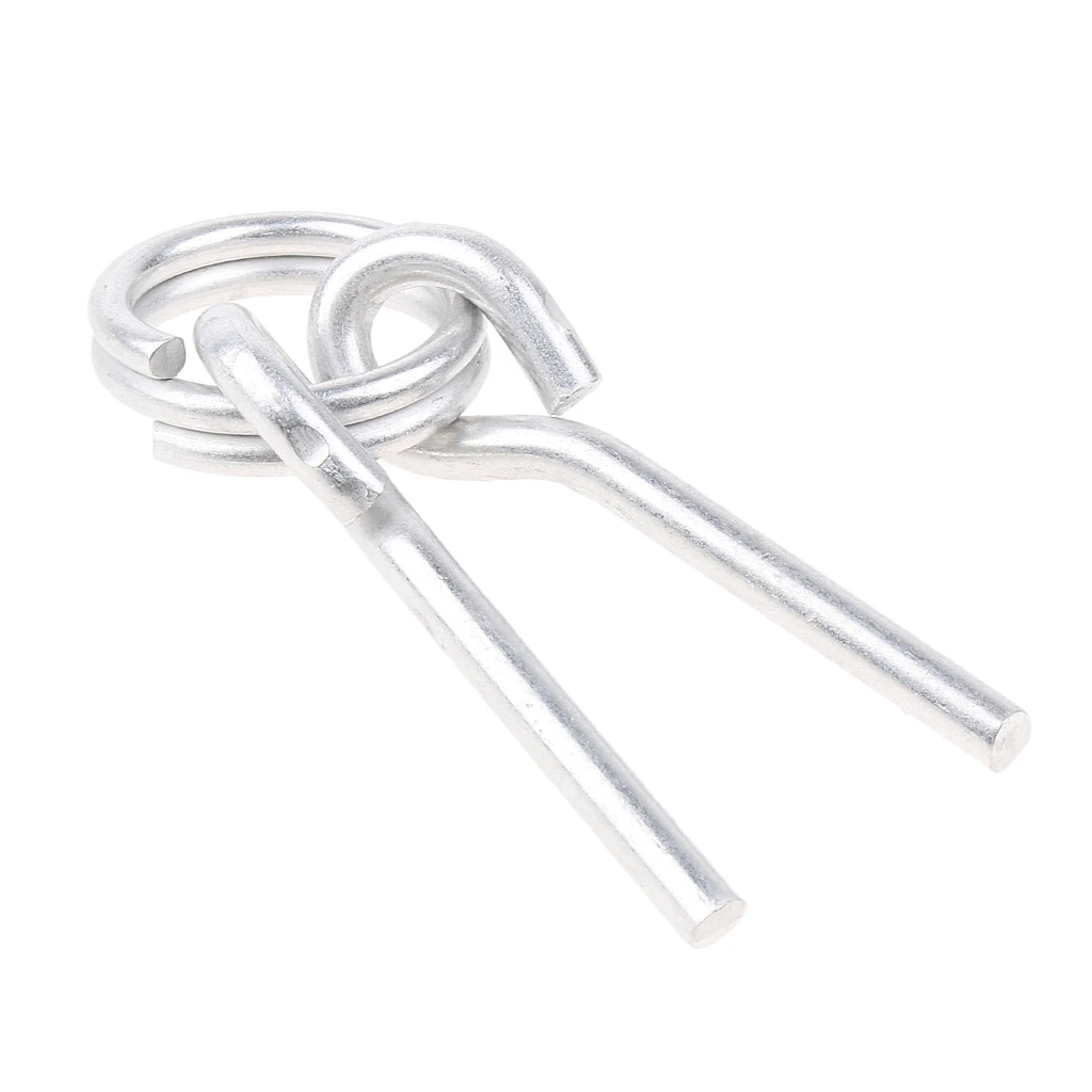 Awning Tent Poles Rings with 2 Pin for Outdoor Camping Hiking Travel
