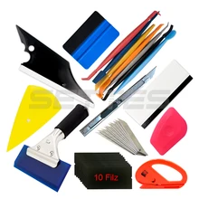 Углеродное волокно, автомобильные инструменты, виниловая пленка, наклейка, обертывание, пинг инструмент, авто окно, тонировка фольги, магнитная палочка, скребок для бритвы