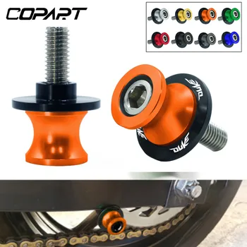 

For KTM Duke 125 250 200 390 690 990 1190 1090 2PCS Motorcycle Accessories CNC Swing armSliders Spools CNC Swing Arm Stand Screw