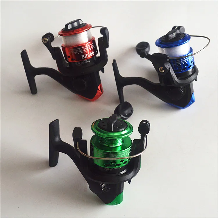 

200-Shaped Small Wheel Spinning Wheel Reel for Telescopic Fishing Rod Simplicity round Wire Wheel Spool Coil Fishing Rod round
