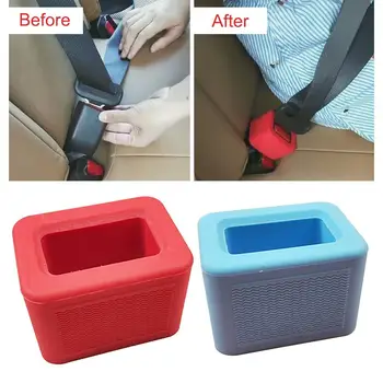 

2PCS Car Safety Belt Buckle Retainers Seat Belt Anchor Car Accessories for Children Automobile Safety Belt Protective Cover CSV
