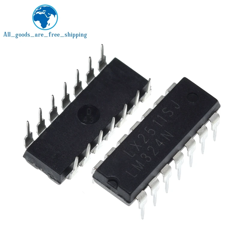 10 шт. LM324N DIP14 LM324 DIP 14 Новый и оригинальный IC|op amp|lot lotlot 10pcs |