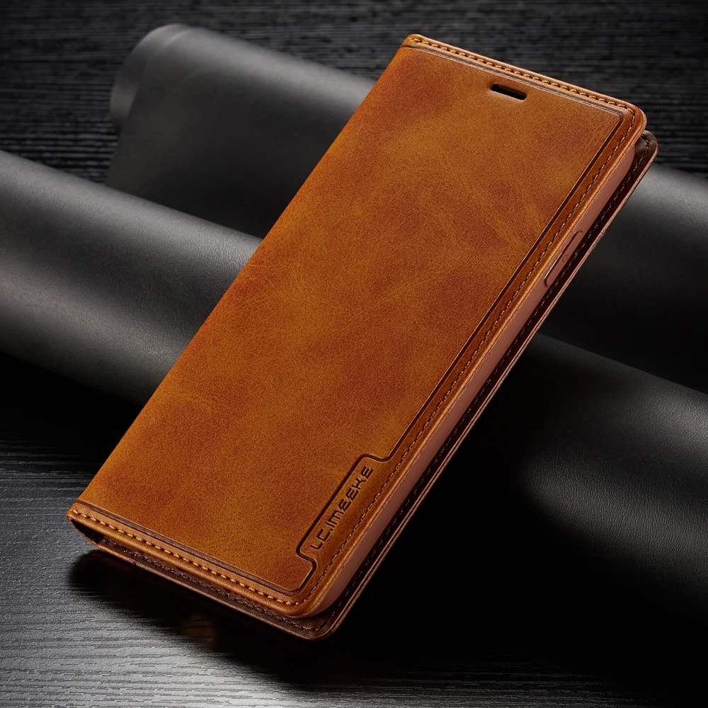 YXAYN Contrast Color Flip Leather Cases Magnetic Leather Holster For Apple iPhone12Mini11 Pro X XR XS MAX ProMAX 8 7 Plus Case