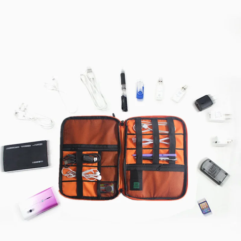 

Travel Digital Storage Bag Cable Organizer Bag USB Cable Charger Earphone Case Apple Watch Sport Band Oragnizer Case