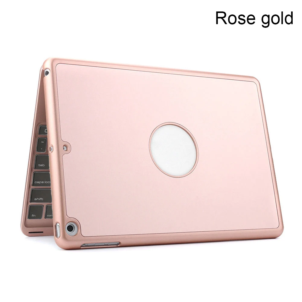 Розовый Алюминиевая Bluetooth клавиатура Folio чехол для iPad Air 2 iPad Pro 9,7 дюйма AS99 - Цвет: Розовый