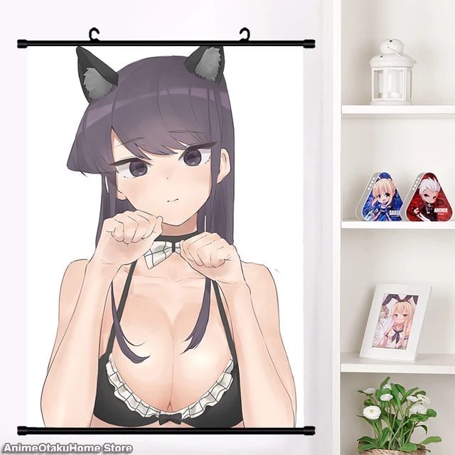 HOT Anime Manga Komi-san wa, Comyushou desu Komi Shoko Osana Najimi HD Wall  Scroll Mural