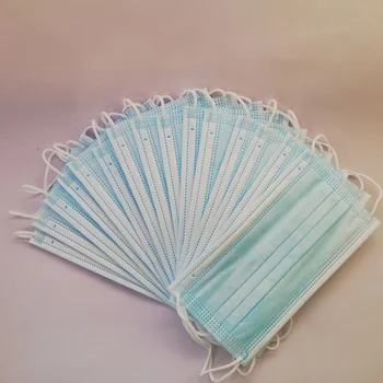 

50pcs 3 Ply Breathable Disposable Medical Mask Protective Face Mask M017