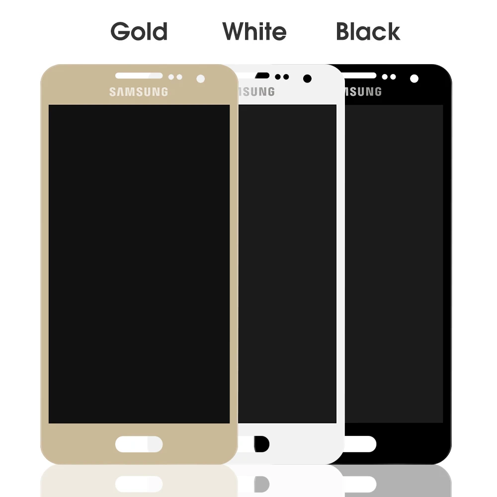 Tested TFT A300 LCD For Samsung Galaxy A3 A300 A3000 A300F LCD Display Touch Screen Assembly brightness Can adjust