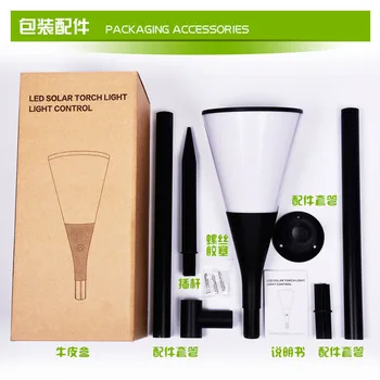 

Solar Torch Flame Light Torch Floor Outlet Courtyard Decorative Lights Outdoor 96led Landscape Garden Lawn Lamp