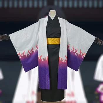 

Anime Demon Slayer Kimetsu no Yaiba Ubuyashiki Kagaya Cosplay Costumes Japanese Kimono Uniforms Clothes