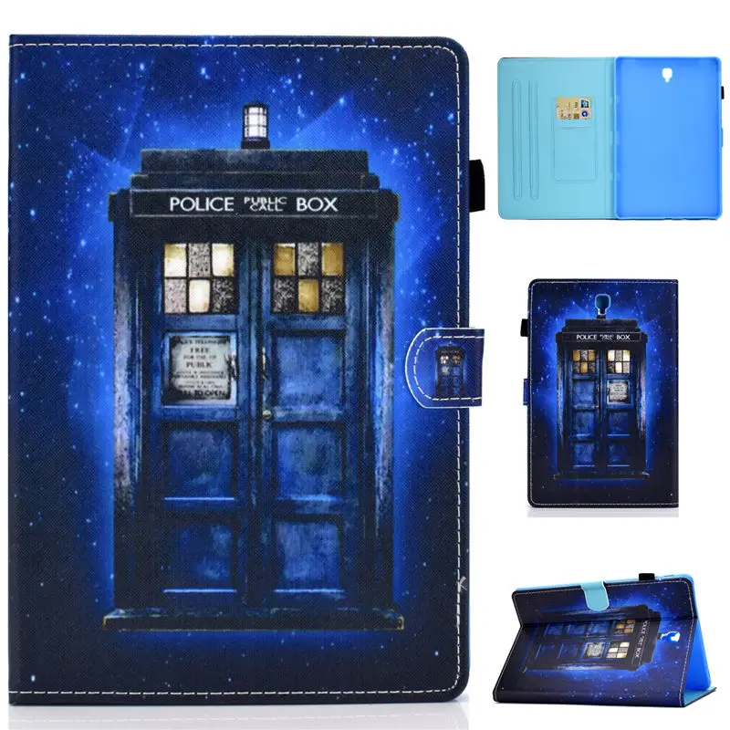S041 Для Samsung Galaxy Tab S4 10,5 чехол T830 T835 SM-T830 SM-T835 умный чехол Funda мультфильм Кот Флип Стенд Капа оболочки кожи+ подарок - Цвет: S041