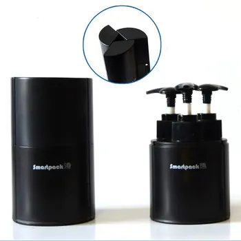 

Popular Portable 3 In 1 Lotion Dispenser Bottle Rotate Lotion Shampoo Shower Gel Sub-bottle Travel Emulsion Bottling