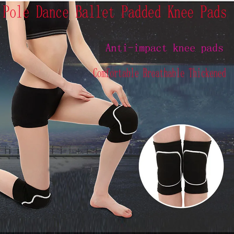 

Male and female universal pole dance knee protectors thickened and softened Latin dance ballet Fitness exercise sweat absorption