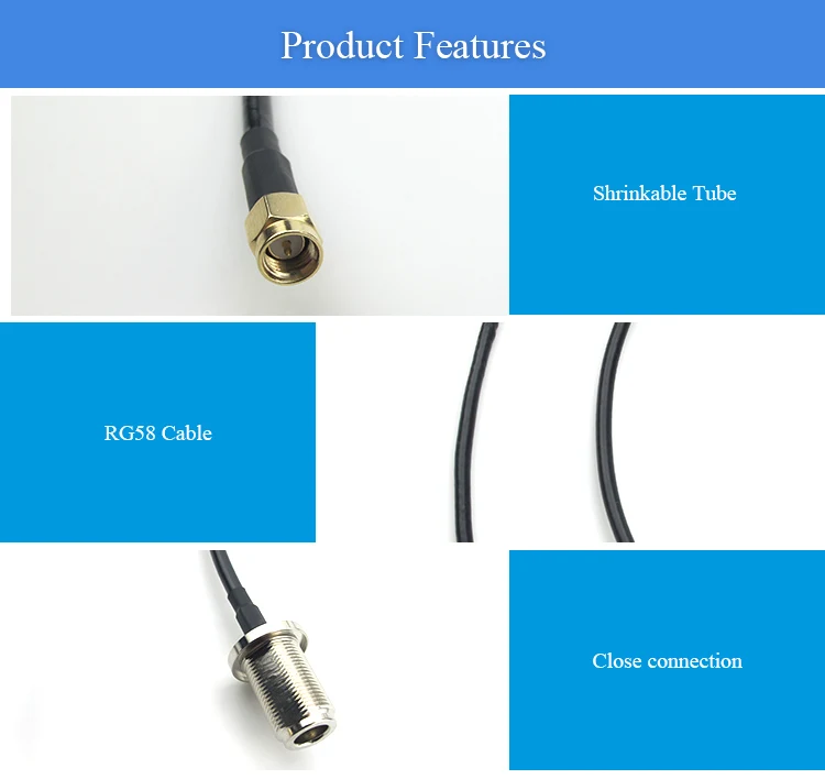 XC-NK-SJ-300 Wi-Fi антенна удлинитель N-K SMA-J интерфейс RG58 Фидер 3 м длина для FRP антенны