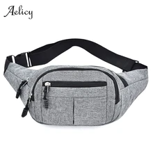 Aelicy Мужская водонепроницаемая оксфордская сумка на груди поясная сумка через плечо Повседневная сумка через плечо кошелек