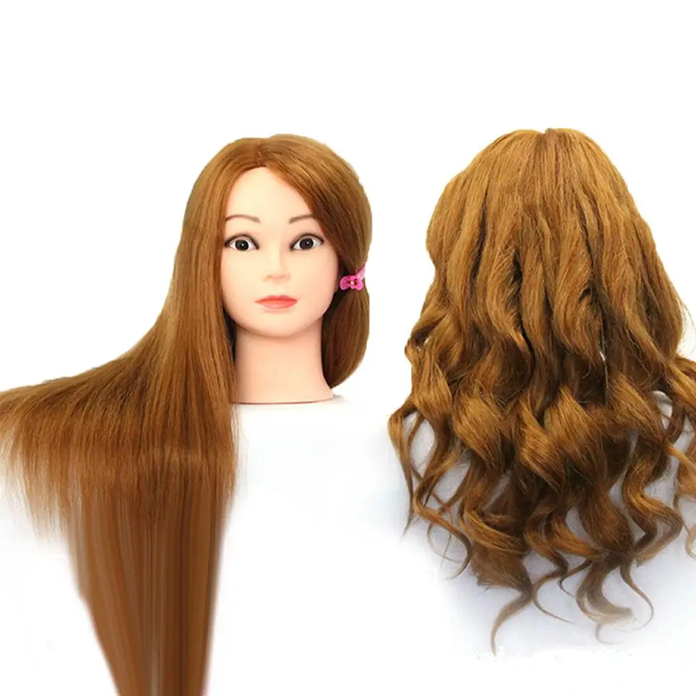 

Cosmetology Mannequin Head Wig Hair Styling Hairdresser Training Model Manikin