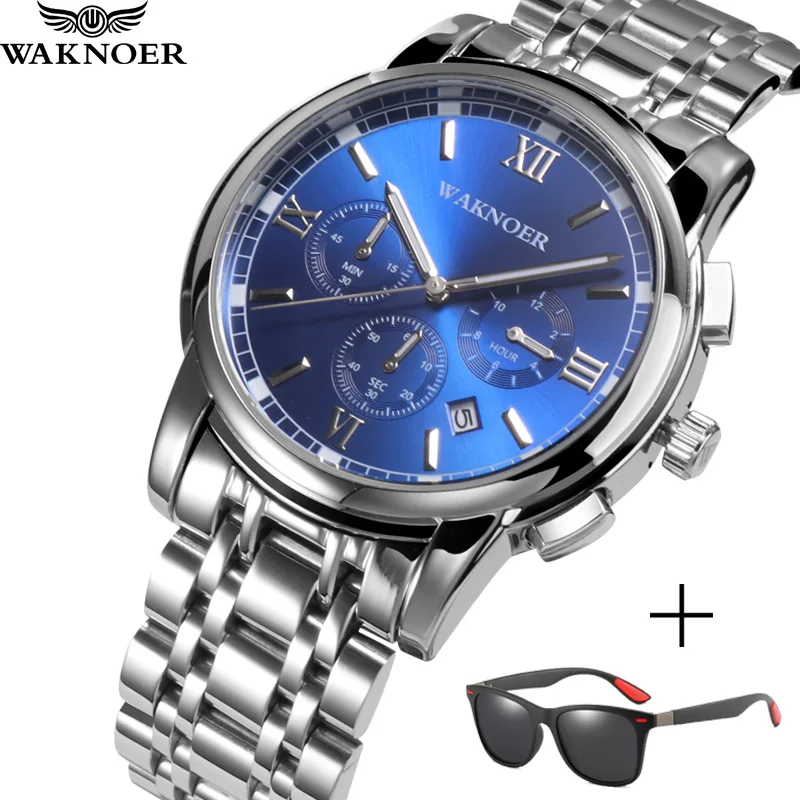 Часы Relojes Hombre 2019 мужские люксовый бренд хронограф спортивные часы