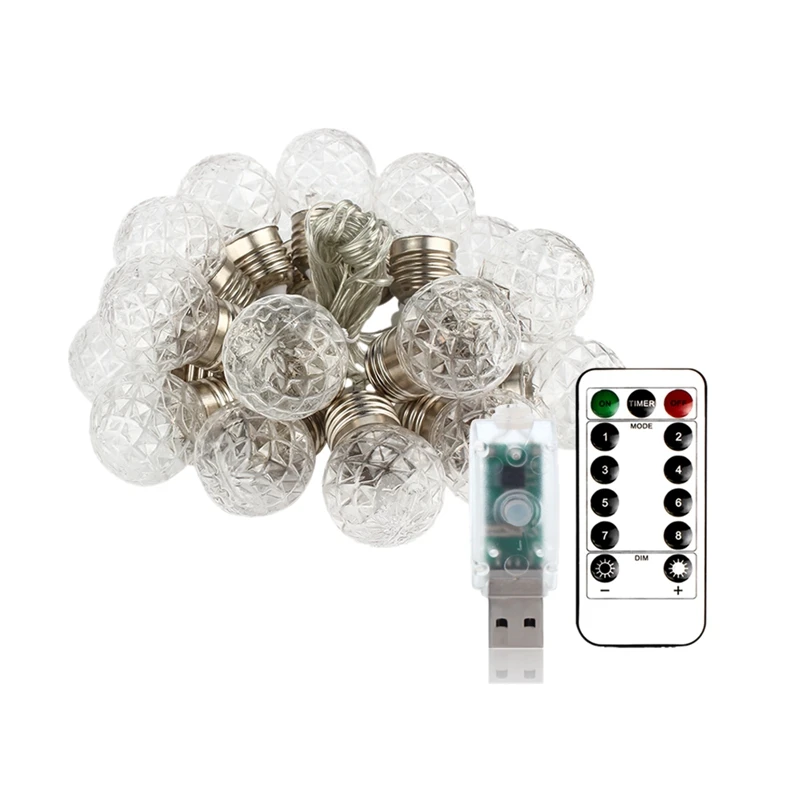 

1pcs Led Globe Bulb led String Lights Outdoor Waterproof LED Ball String Garland Party Wedding Backyard Patio IP65