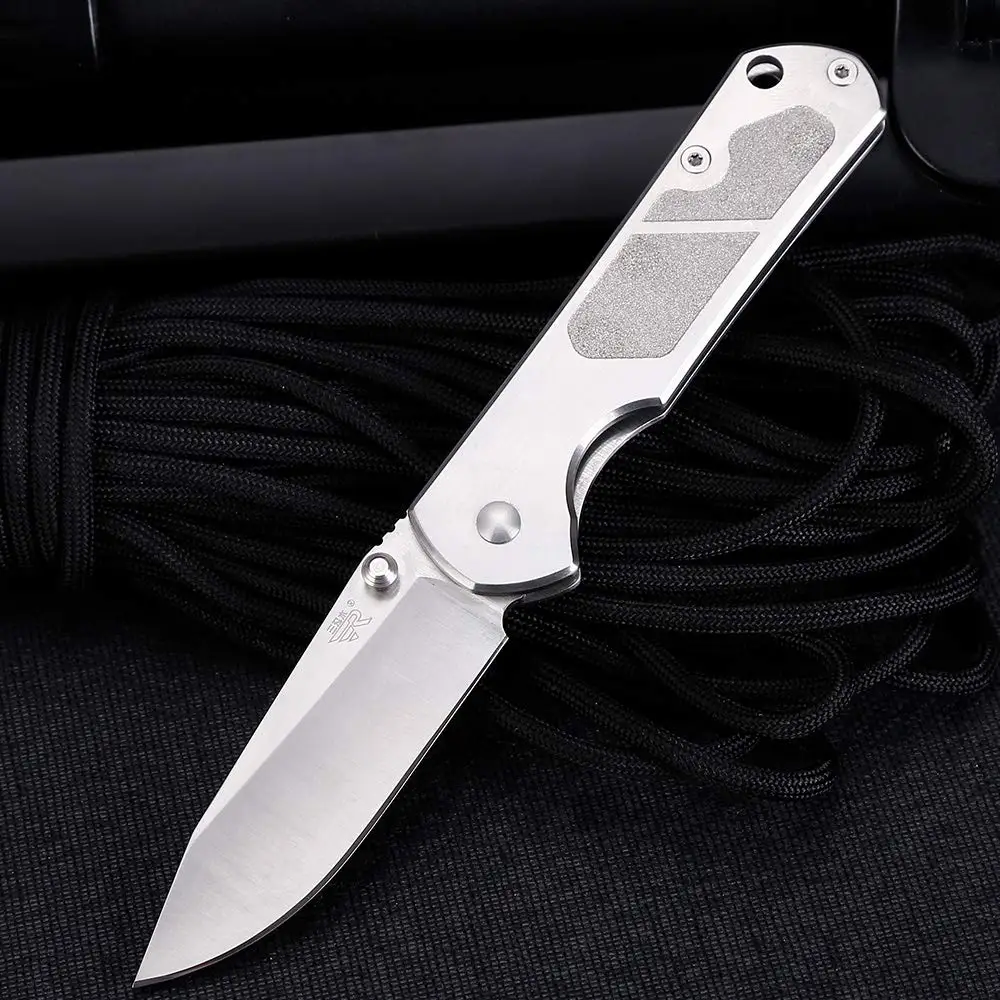 Sanrenmu7010PocketEDCSurvivalFoldingKnife8CR14bladewithBeltClipforTravelCamping