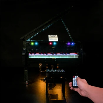 

LED Lighting Kit for Grand Piano 21323 (LED Included Only, No Kit) - RC/Standard Version
